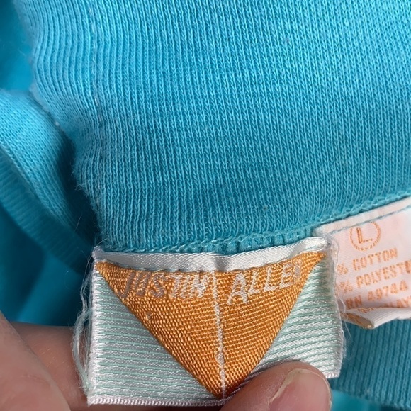 Vintage Justin Allen Sailing Sport Classics Blue 80's Jumpsuit Rare Size Large - Picture 9 of 15